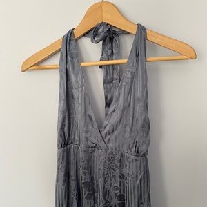 SOLD! DO NOT BUY!! Satin plunge jumpsuit